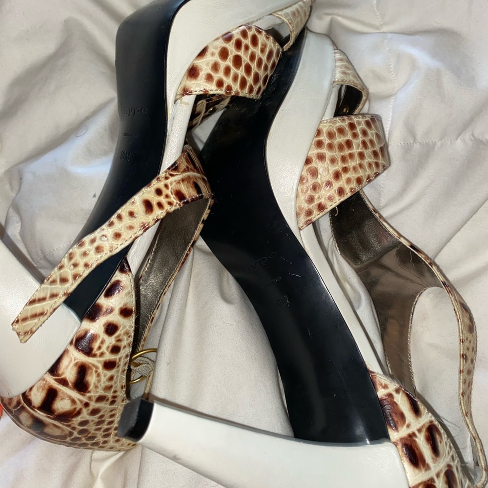Alligator/Reptile Heels !! (Barely Worn) - image 3